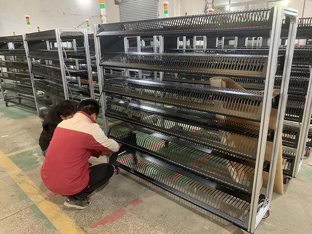 Produce a new type of wire storage and test rack  Wire Huazhi OEM Industrial Products Stainless steel lockers 2